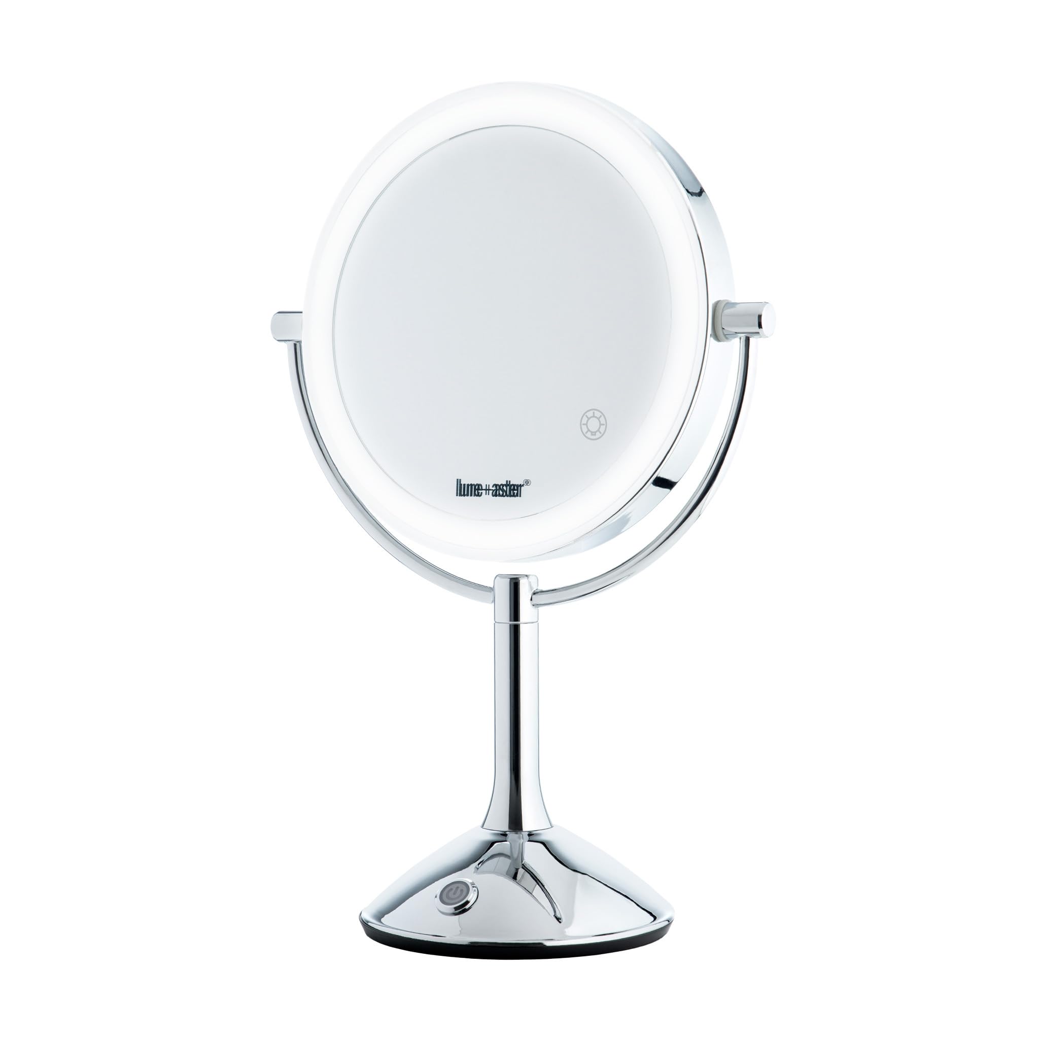 Photo 1 of Lune+Aster LED Vanity Mirror | Tri-Color Dimmable Lighting. 1X/5X Magnification. Rechargeable Battery.