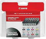 Canon CLI 8 Ink Tank 8 Color Multipack - Black, Yellow, Cyan, Magenta, Red, view 1