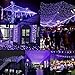 Purple Solar Lights, Ankway Fairy Lights Solar Powered Outdoor IP65 Waterproof 200 Led Solar String Lights Purple 8 Modes 72 Ft Solar Powered Twinkle Fairy Lights For Trees Halloween Decor (Purple)