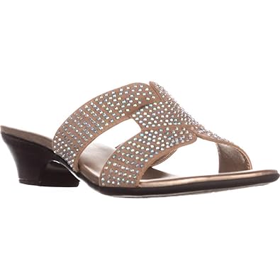 fabric slide sandals