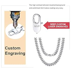 Hip Hop Men Personalised Name Necklace Curb Cuban