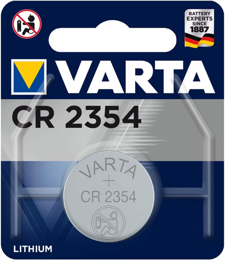 Varta CR2354 Lithium Coin Battery 3V Non-Rechargeable - Pack of 1, silver