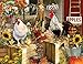 SUNSOUT INC - Chickens on The Farm - 1000 pc Large Pieces Jigsaw Puzzle by Artist: Lori Schory - Finished Size 27