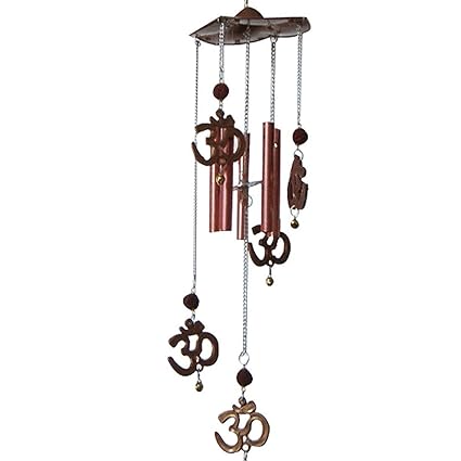 Gupta Fancy Store Wind Chime Feng Shui Om Vastu 5 Rudraksha