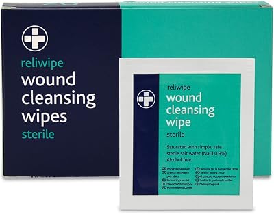 Reliance Medical Reliwipe Moist Cleansing Wipes Pack of 5, 100 Wipes