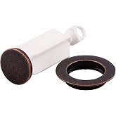 Moen 10709ORB Bathroom Sink Drain Plug &amp; Seat, Oil Rubbed Bronze | Genuine Moen replacement drain plug and seat; fits Moen metal drain body 10790; Oil Rubbed Bronze finish