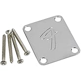 Fender F Neckplate Chrome