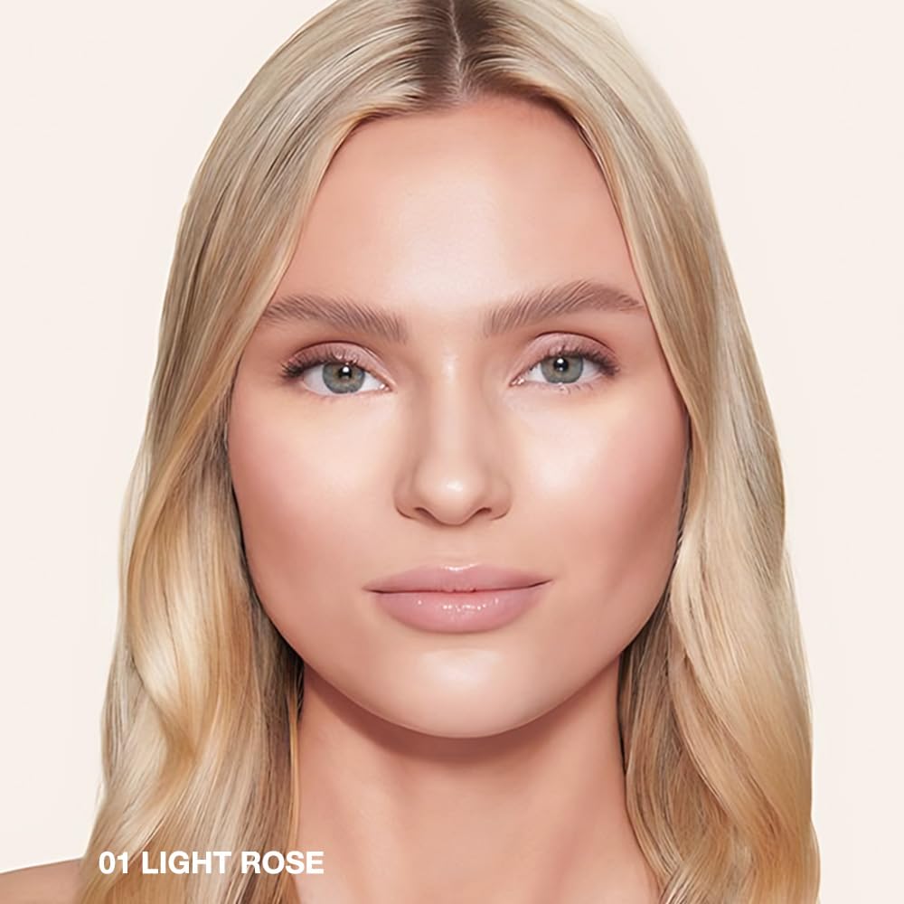Kaely Under Eye Brightener, Under Eye Concealer for Older Women, Color Correcting Pot Concealer for Dark Circles Brighten Makeup, corrector de ojeras, Vegan & Cruelty-Free, 01 Light Rose Shimmer