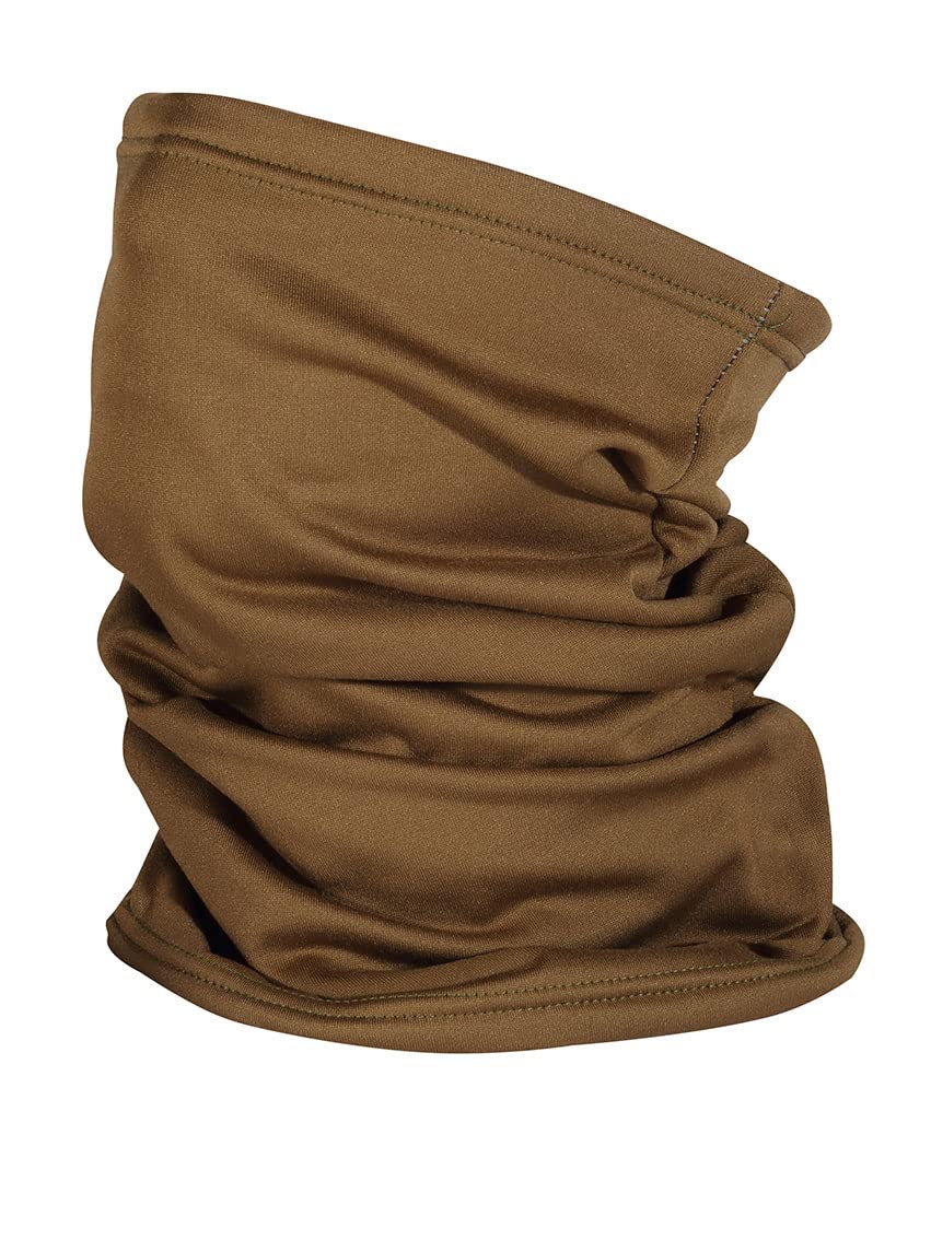 SUB ZERO Winter Neck Warmer 18" Long Super Soft Fleece Thermal Snood Scarf Neck Gaiter Head Over For Walking Running Motorcyclists One Size (Khaki)
