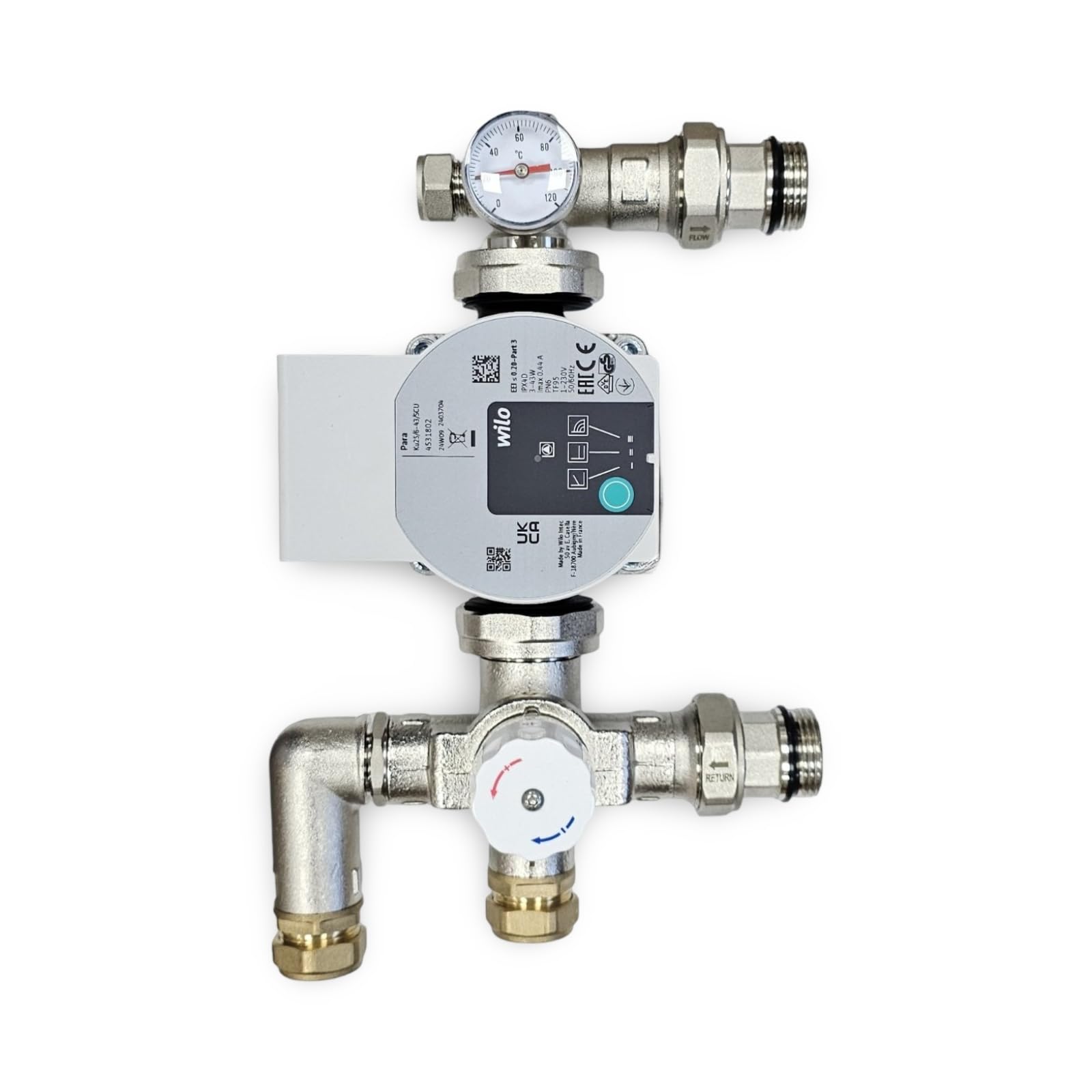 Wärmer System Mixer Blending Valve Pump Set Including Wilo para Ku25/6-43/SCU