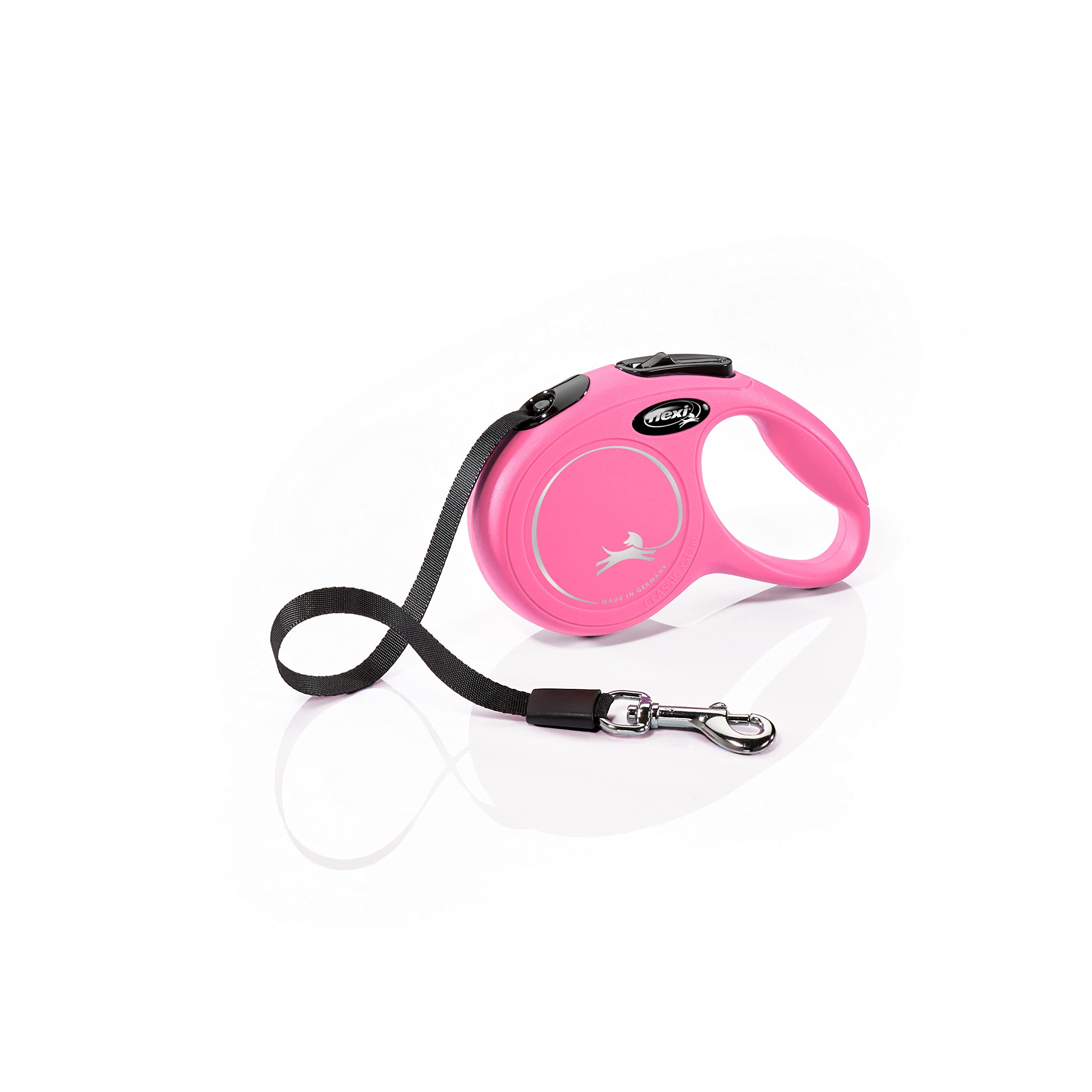 flexi New Classic Retractable Lead Tape, X-Small, 3 m, Pink — image 1
