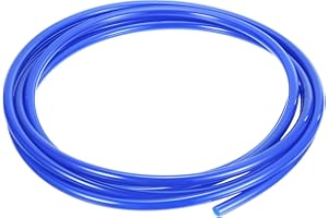 Rebower Pneumatic Tubing Pipe,12mm x 8mm Blue PU Polyurethane Tube,16.4FT 5M,PU Air Line Tubing Hose Tubes for Air Compressor