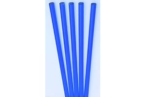 BEST ACRYLICS 5 Pcs 1/2" Diameter x 12" Color Translucent Royal Blue Extruded Acrylic - Plexiglass Lucite Rod - .50 Dia - 12.7mm