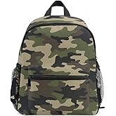 Toddler Kids Backpack Camo Style 12 Inch Preschool Backpack School Bag Mini Casual Daypack for Boy Girl