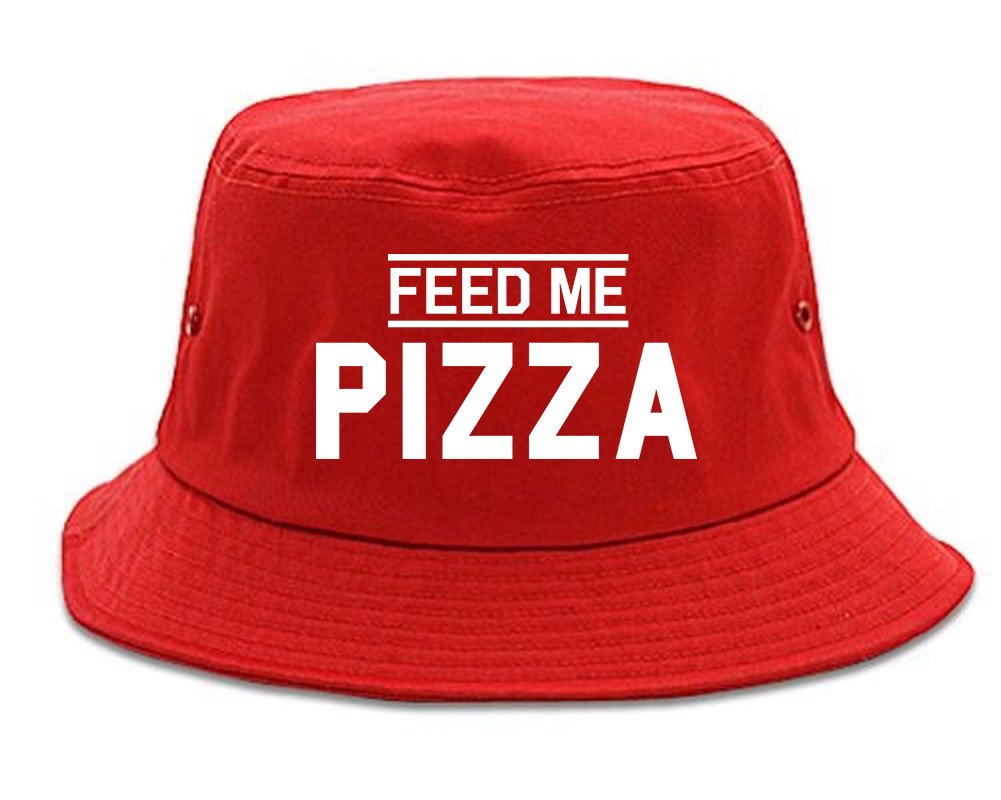 Pizza Mens Bucket Hat Cap 