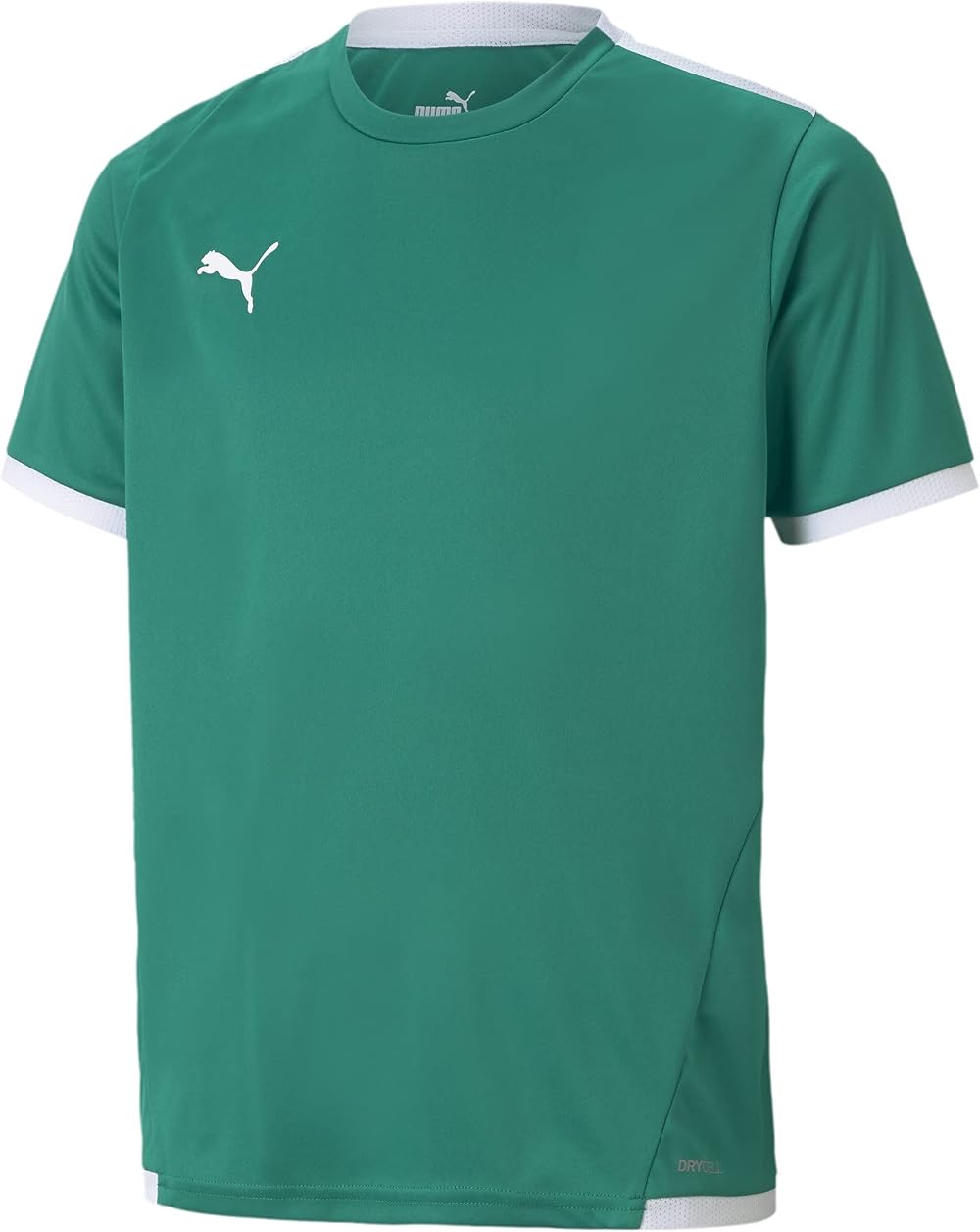 PUMA Unisex Kids TeamLIGA Jersey Jr Shirt Pepper Green Puma White 176 EU