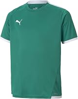 PUMA Unisex Kids TeamLIGA Jersey Jr Shirt Pepper Green Puma White 176 EU