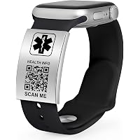 Medizinischer Alarm-Armbandanhänger Für Diabetes Typ 1 – Personalisiert Gravierbar, Edelstahl
