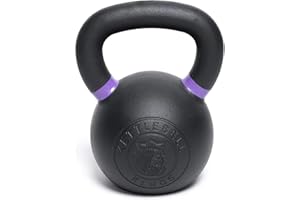 Kettlebell Kings Powder Coated Kettlebell Weights - 9-97 lb Strength Training Kettlebells for Men and Women - Hand Weights Workout Gym Equipment - Weights Set for Home Gym- New
