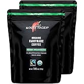 Mount Hagen 7.05oz Organic Freeze Dried Instant Decaf Coffee - 2 Pack | Organic Medium Roast Arabica Beans | Fair-Trade, Eco-