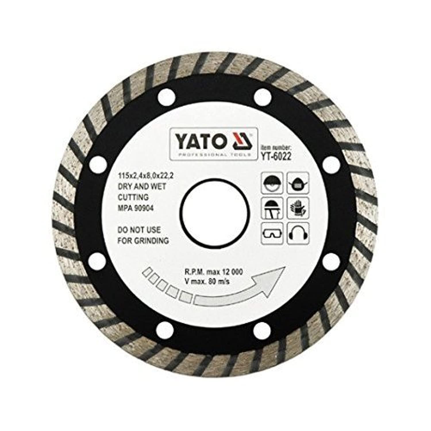 YATO YT-6022 Diamond Disc"Turbo" - 115mm