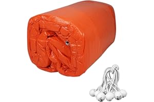 MORDENAPE 6' x 25' Concrete Curing Blanket, Multipurpose Use Tarp Waterproof Keepwarm Blanket Tarpaulin, Thickness 3.6 Millimeters