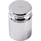 HFS(R) Calibration Weight 2000 Gram M2 Class Chrome Scale Balance Calibration Weight for Digital Scale, Pocket Scale 2KG
