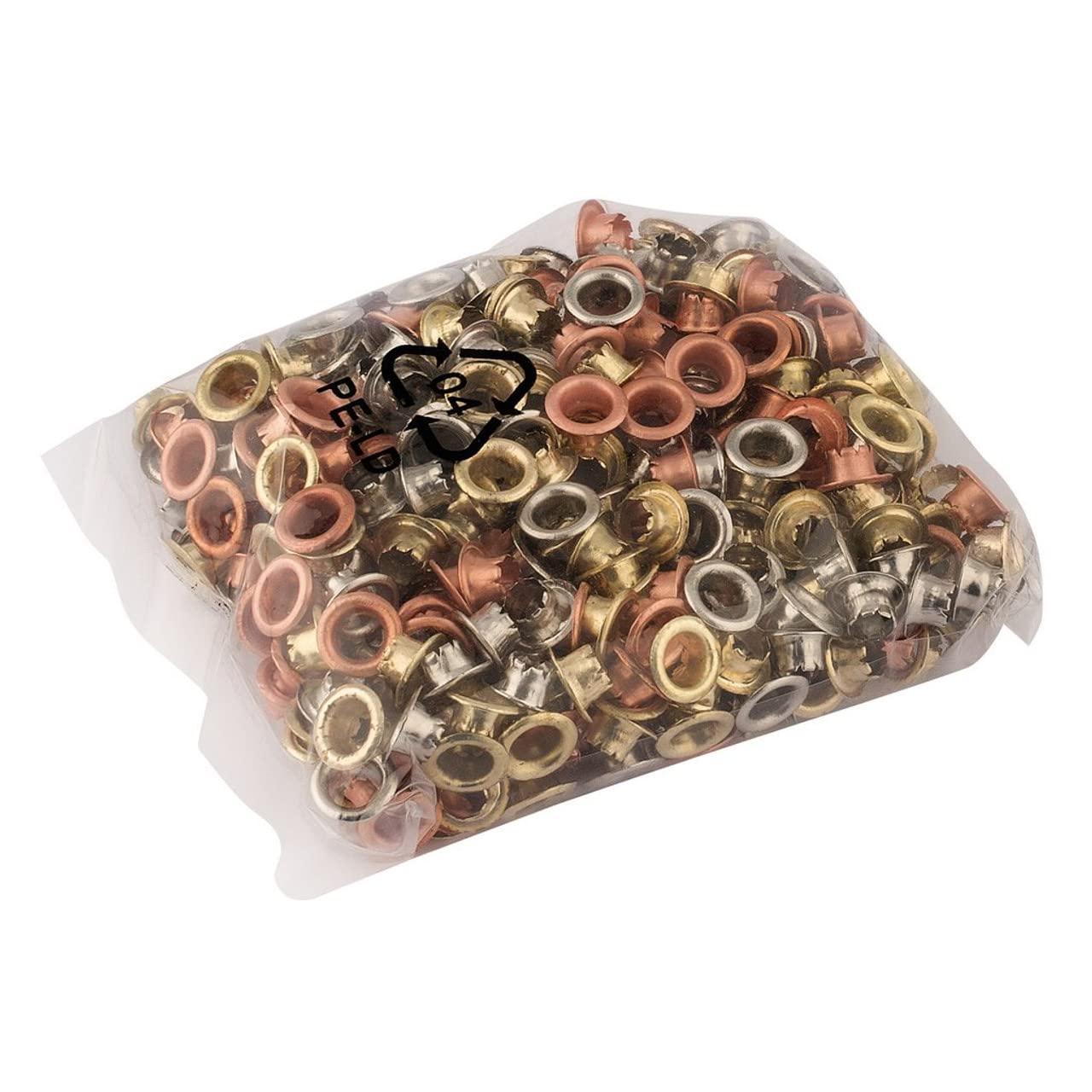Draper 4mm Eyelets For Hole Punch | 500 Pack Puncher Accessories | DIY Set | 31108