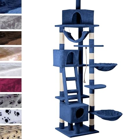Leopet Arbre A Chat Geant Bleu Reglable En Hauteur De 2 30 A 2 50 M Diverses Couleurs Au Choix Amazon Fr Cuisine Maison Leopet Arbre A Chat Geant Bleu Reglable En Hauteur De 2 30 A 2 50 M Diverses Couleurs Au Choix Amazon Fr Cuisine Maison