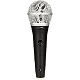 Shure PGA48 Dynamic Microphone - Handheld Mic for Vocals with Cardioid Pick-up Pattern, Discrete On/Off Switch, 3-pin XLR Con