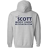 City Shirts Keith Scott Body Shop Carolina TV Back Print DT Sweat Hoodie