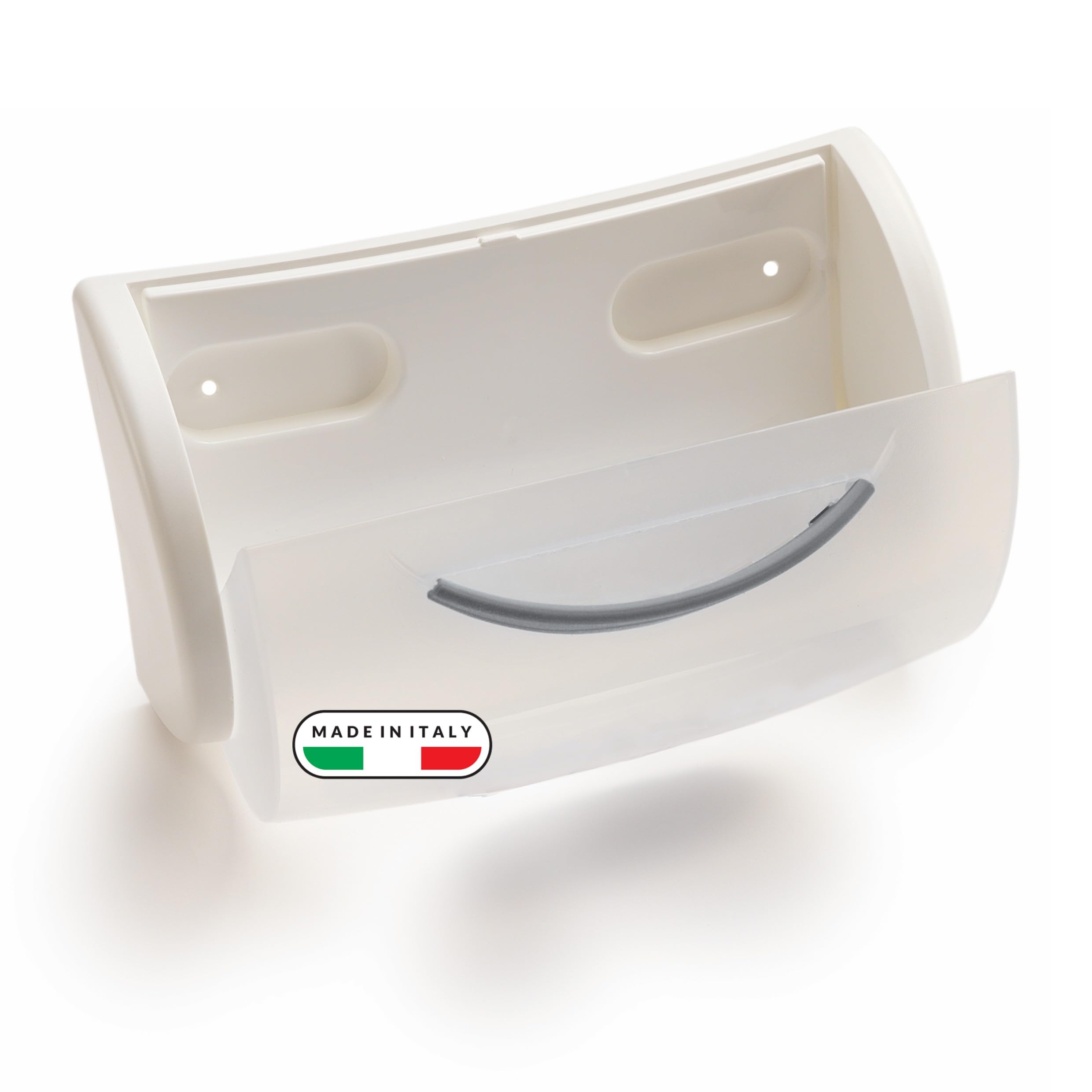 Snips Ordinello, Sponge Holder, Gloves Holder, 22,5 x 12,5 x 8 cm, White, Made in Italy, Bpa Free