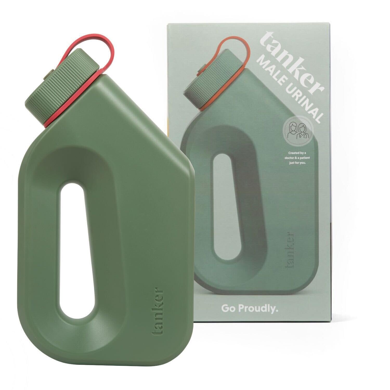 Photo 1 of Tanker - Portable Urinal for Men Spill Proof - A Camping and Festival Essential, Designed for Nighttime Urges, Post-Surgery Recovery, and Travel Use
