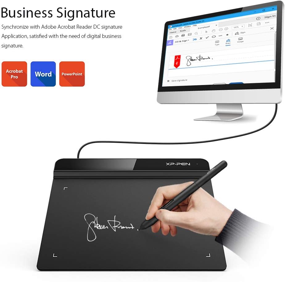XP-Pen StarG640 6x4 Inch OSU! Ultrathin Tablet Drawing Tablet Digital Graphics Tablet with Battery-Free Stylus(8192 Levels Pressure): Computers & Accessories