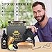 Beard Kit for Men Care Beard Grooming & Trimming Kit for Men Gift, Wooden Beard Comb, 100% Pure Boar Bristle Brush, Mustache Oil, Mustache Wax & Beard Balm Butter, Mustache Scissor for Styling Growth
