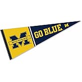 College Flags & Banners Co. Michigan Team University Wolverines Go Blue Pennant