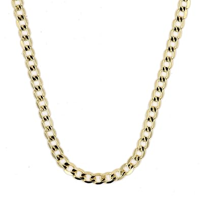 3,1 mm 50 cm 333 Gold Panzerkette facettiert Goldkette 8 kt massiv Gold hochwertige Halskette