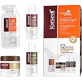 Karseell Maca essence repair Straightening Kit, 12 Weeks of Home Use Professional Straightening, Softer and Shinier Hair, All Hair Types