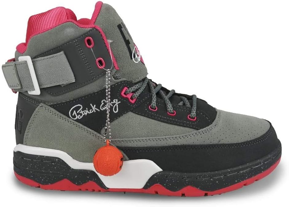 eWing Athletics 33 Hi X Staple Grey Pink White Basketball