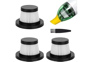 JOASINC Duck Vacuum Filters Replacement: for Duck Vacuum Cleaner as Seen on TV, Washable Hepa Filter for Duck Compact Cordless Vacuum, High Efficiency Filters for Duck Vac (3 Pack)