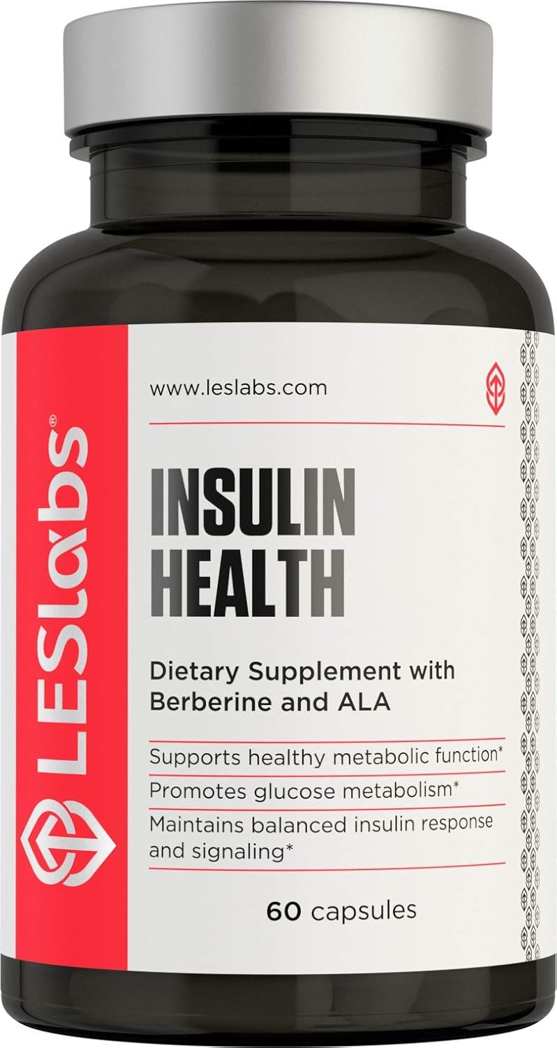 LES Labs Insulin Health, Natural Supplement for Metabolic Support