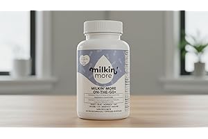 On The Go Plus Milkin’ More Lactation Capsules – Organic Collegen, Oats, Flax, Inactive Yeast and Moringa Supply & Flow – Her