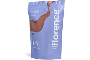 florence by mills Hot Chocolate Flakes - 300g, Luxury Real British Milk Chocolate Shavings with Vanilla, Melts in Hot Milk for Gourmet Hot Chocolate, Approx. 10 Servings, by Millie Bobby Brown