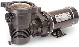 Pentair 347991 OptiFlo Horizontal Discharge Aboveground Pool Pump with 2 Speed Motor and Standard Plug, 1 HP