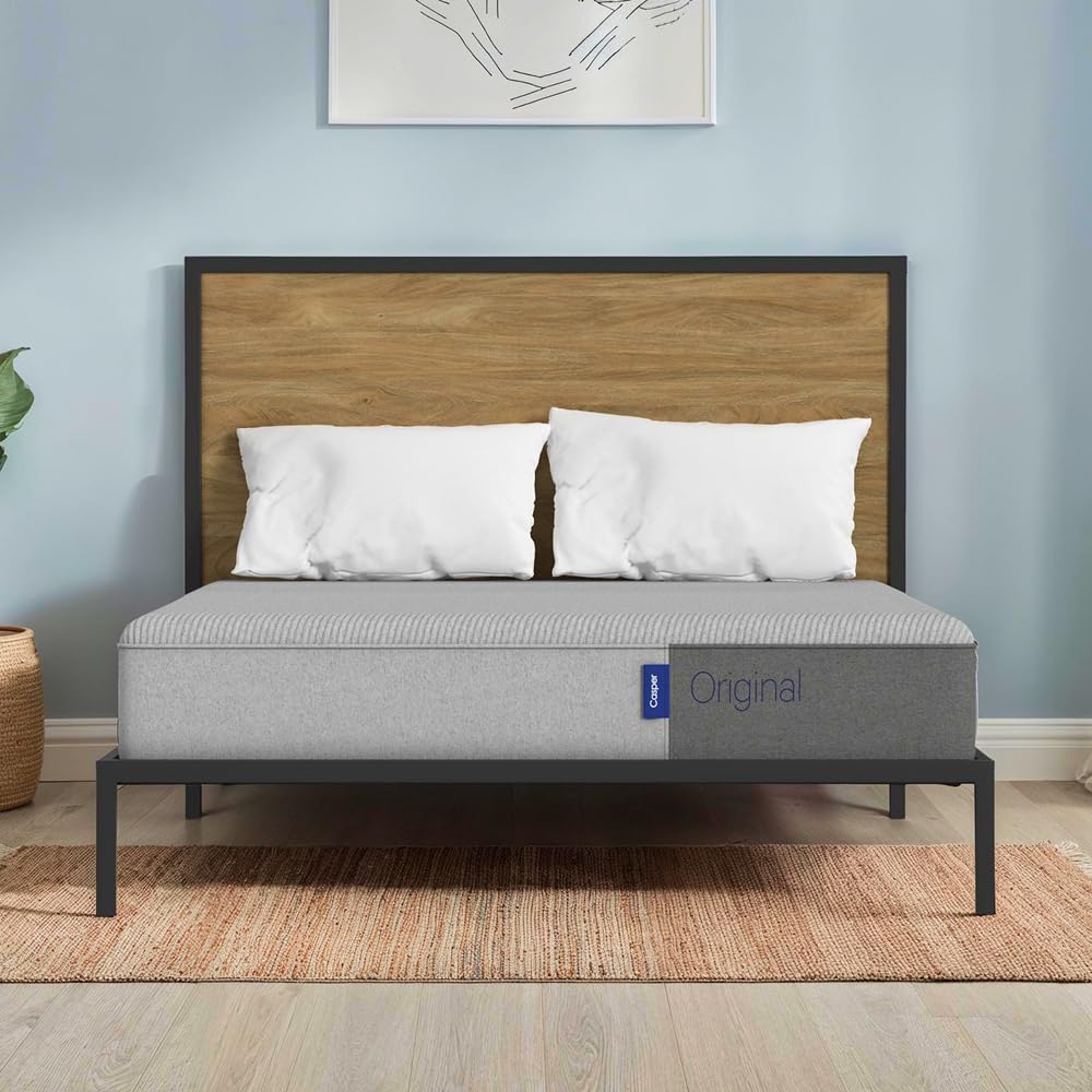 Photo 1 of Casper Sleep Original, California King Mattress with Zoned SupportTM - Medium Firm Memory Foam Bed in a Box - 100-Night Trial - CertiPUR-US Mattress, Light Grey