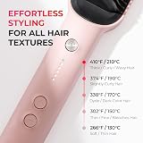 TYMO Hair Straightener Brush UK 2-in-1 Anti-Scald 5 Temp 130-210°C Pink view 4
