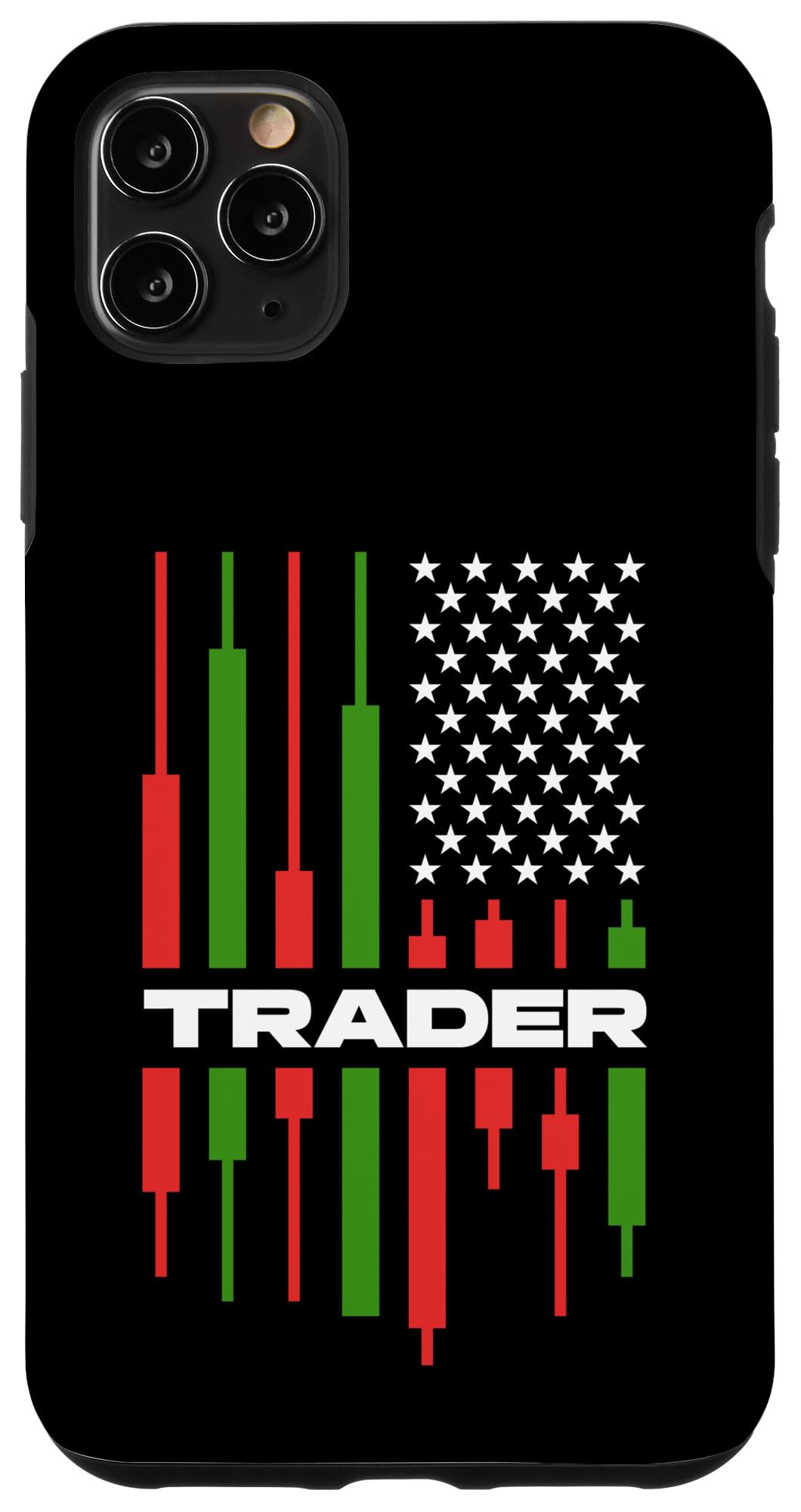 iPhone 11 Pro Max Trader - US Flag Crypto & Stock Trading Lover Case