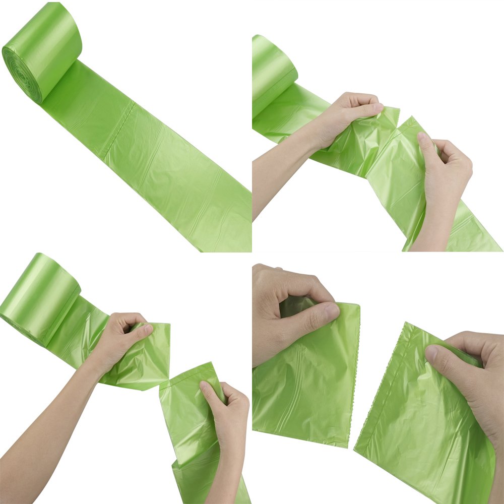 Sacchetti Compostabili Per Rifiuti Organici: 10 Litri, 5 Rotoli Da 125 Pezzi, In Bio-plastica - 6