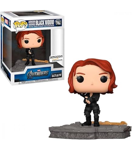 Amazon.com: Black Widow #604 Pop Marvel: Black Widow Vinyl