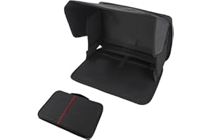 Laptop Sun Shade, Foldable Laptop Sun Glare Shield & Privacy Screen Hood Portable Lightweight Computer Sunshade Tent Bag for 